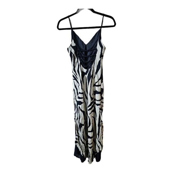 JOSEPH RIBKOFF Chic Flattering Animal Print Strappy Back Maxi Dress Gown- Size 4 - Picture 2 of 7